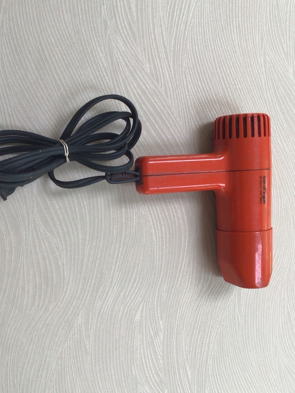 Compact Red Handheld Hair Dryer - Portable Styling Tool